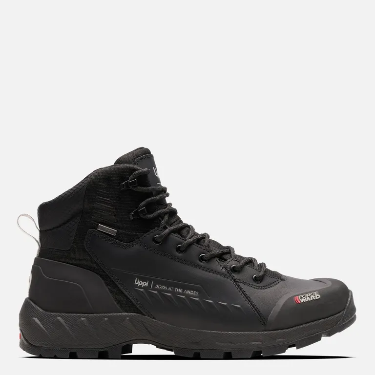 Tronador Zapatilla Outdoor Mujer Impermeable Cuero Negro
