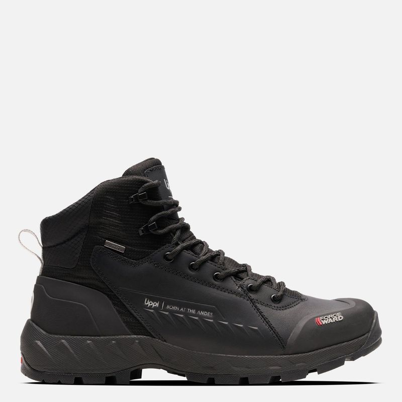 LIPPI - Tronador Zapatilla Outdoor Mujer Impermeable Cuero Negro Lippi