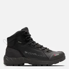 LIPPI - Tronador Zapatilla Outdoor Mujer Impermeable Cuero Negro