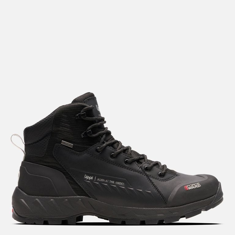 Tronador Zapatilla Outdoor Mujer Impermeable Cuero Negro