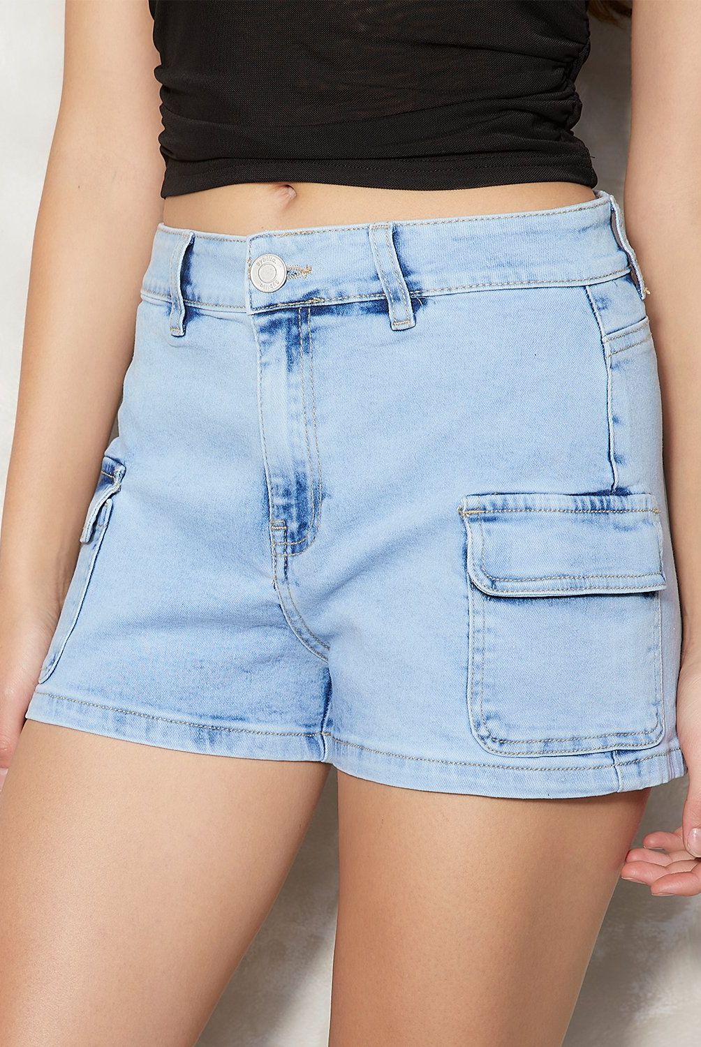 SYBILLA - Short Sybilla Mujer Denim Calce Regular