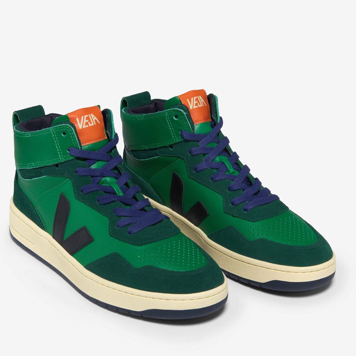 VEJA - V-95 Zapatilla Urbana Hombre Verde Veja
