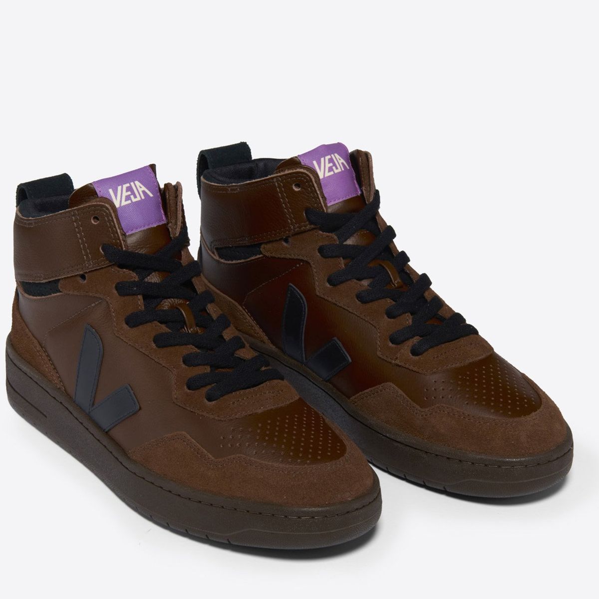 VEJA - V-95 Zapatilla Urbana Hombre Café Veja