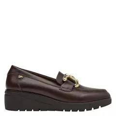 16 HRS - Zapato Casual Mujer Cuero Café