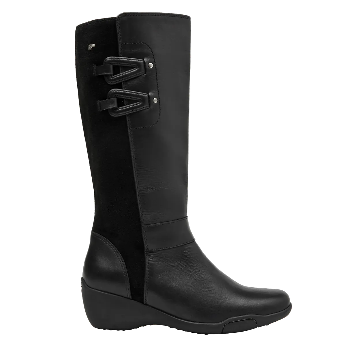 16 HRS - Bota Mujer Cuero Negro 16 Hrs