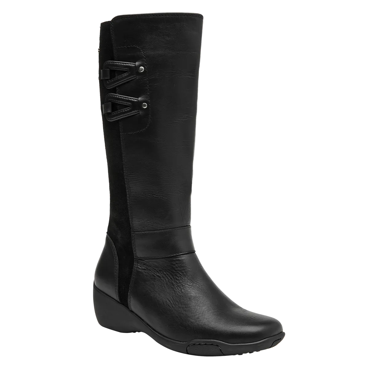 16 HRS - Bota Mujer Cuero Negro 16 Hrs