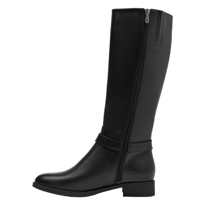 16 HRS Bota Mujer Cuero Negro 16 Hrs