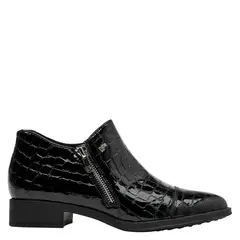 16 HRS - Zapato Casual Mujer Cuero Negro