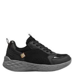 16 HRS - Zapatilla Urbana Mujer Negro