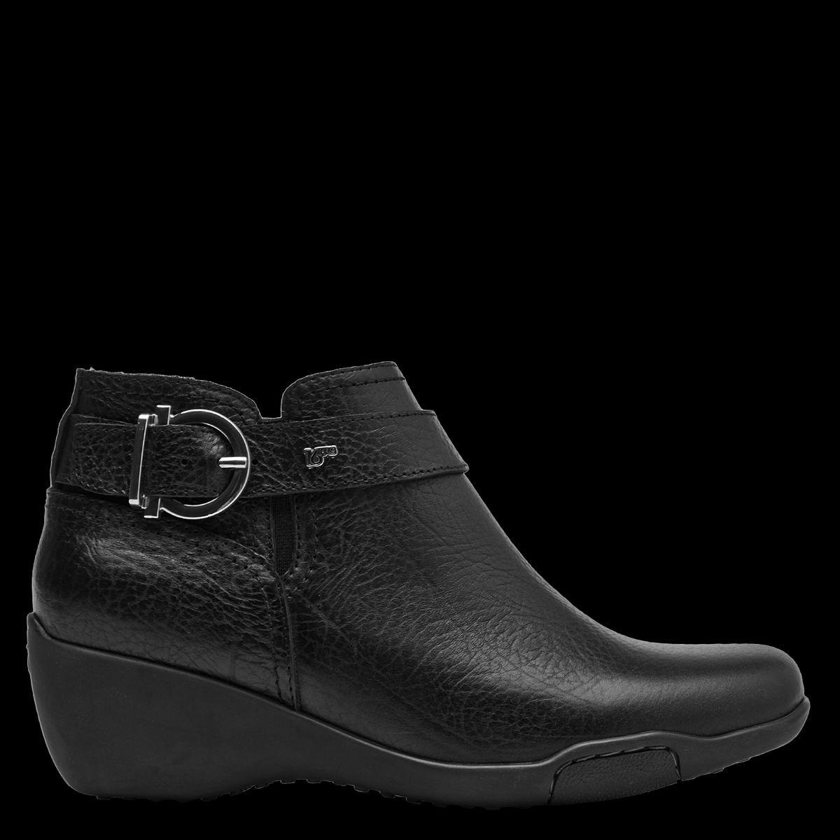 16 HRS - Botín Mujer Cuero Negro 16 Hrs