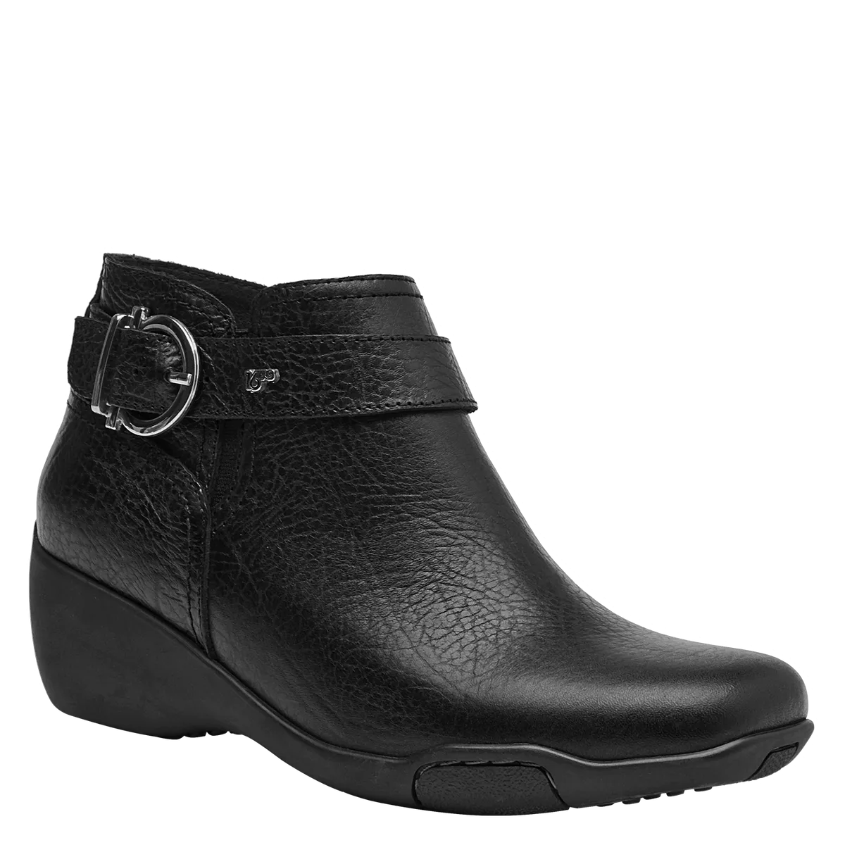 16 HRS - Botín Mujer Cuero Negro 16 Hrs