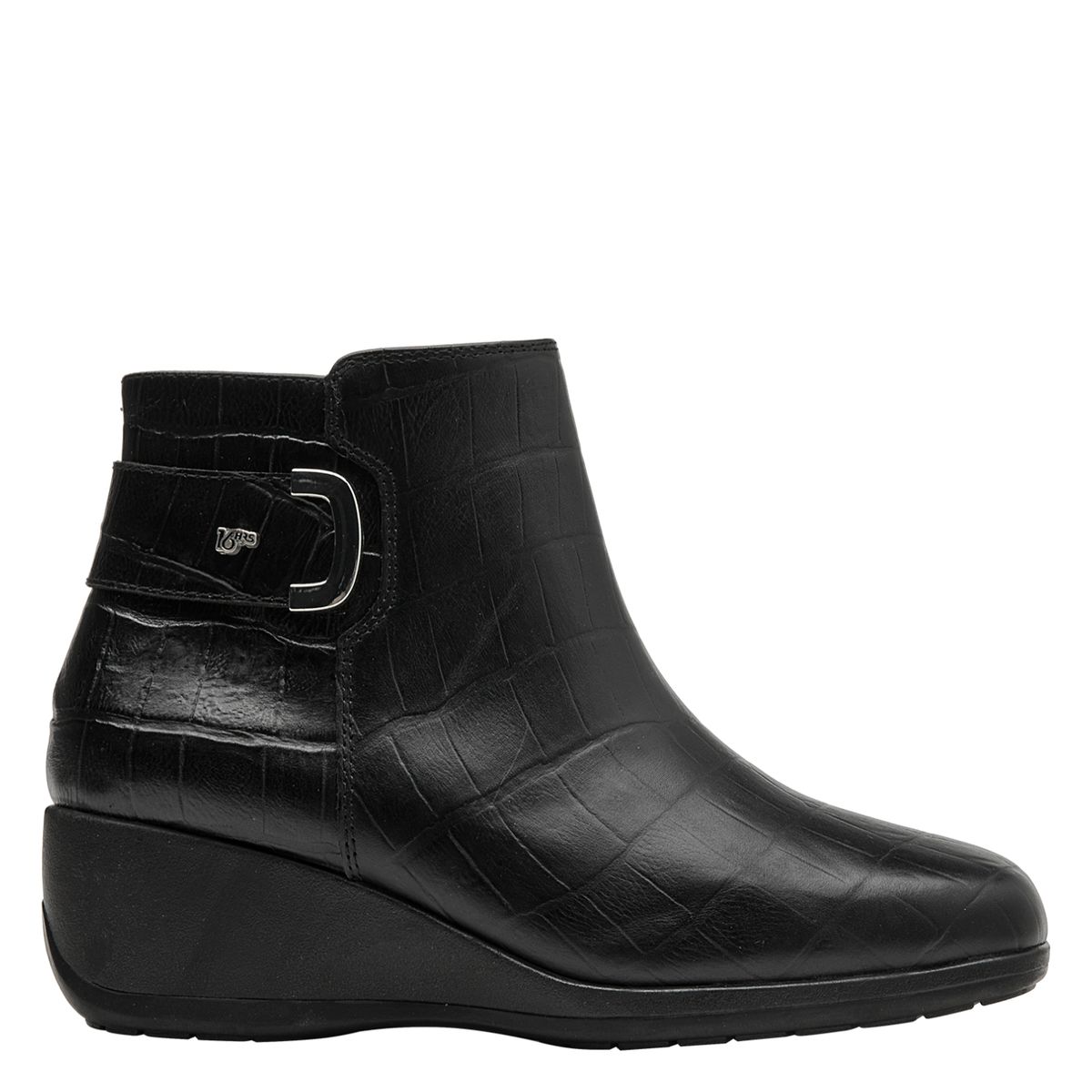 16 HRS - Botín Mujer Cuero Negro 16 Hrs