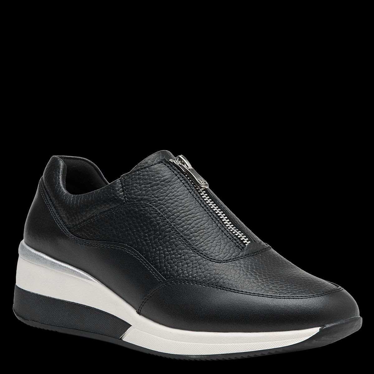 16 HRS - Zapatilla Urbana Mujer Cuero Negro 16 Hrs