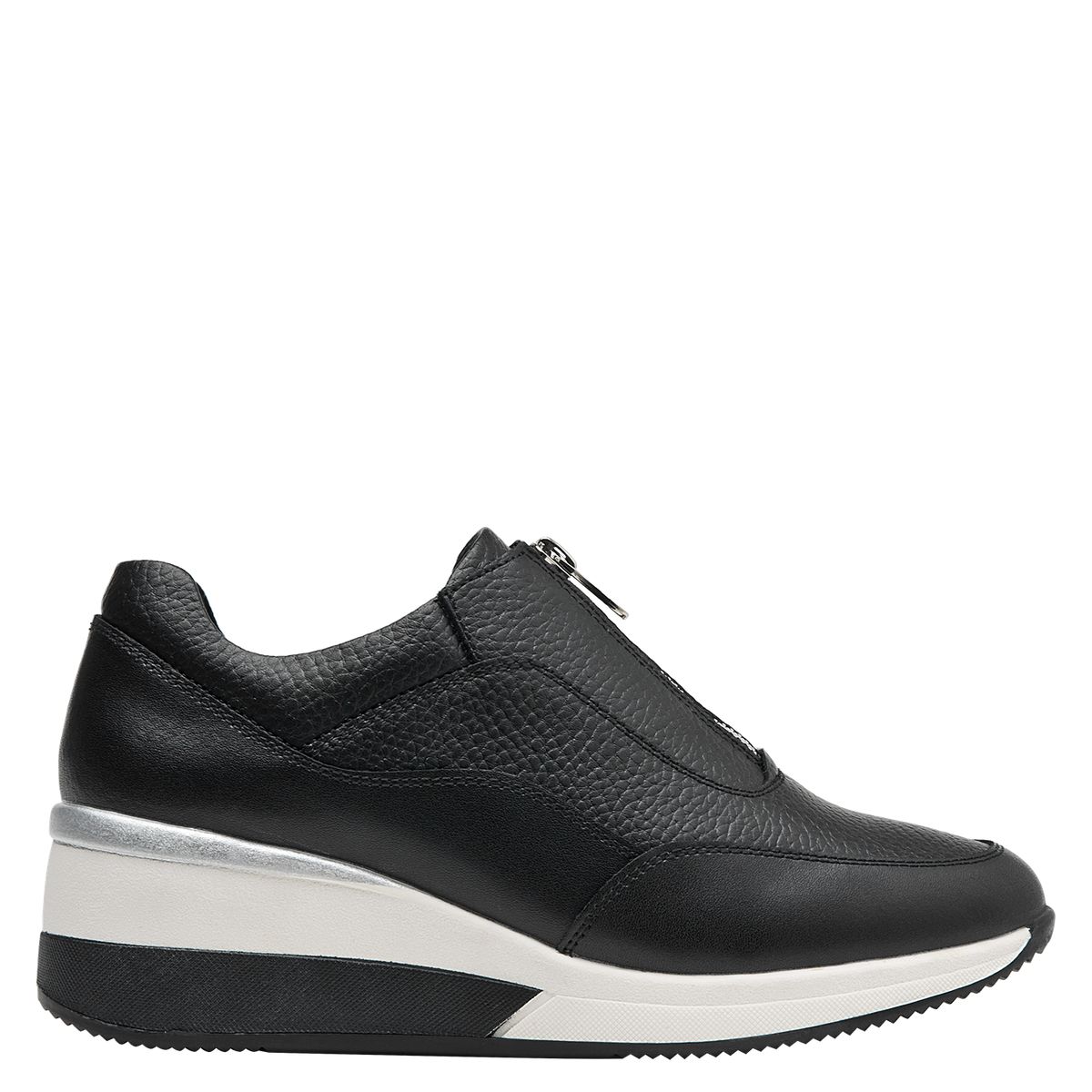 16 HRS - Zapatilla Urbana Mujer Cuero Negro 16 Hrs