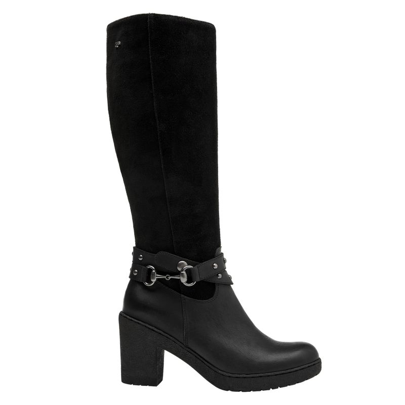 16 HRS - Bota Mujer Cuero Negro 16 Hrs