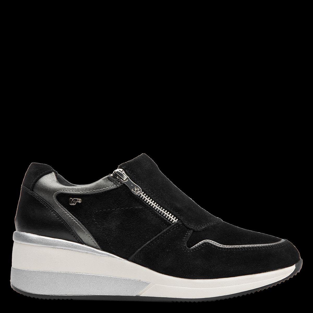 16 HRS - Zapatilla Urbana Mujer Cuero Negro 16 Hrs