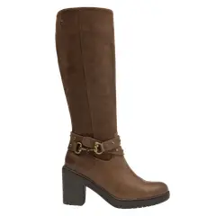 16 HRS - Bota Mujer Cuero Café