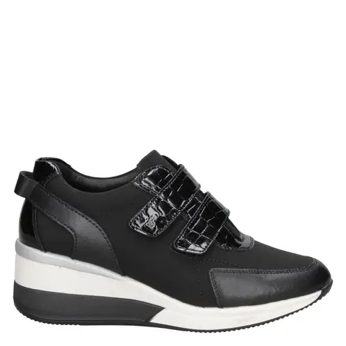 16 HRS - Zapatilla Urbana Mujer Cuero Negro
