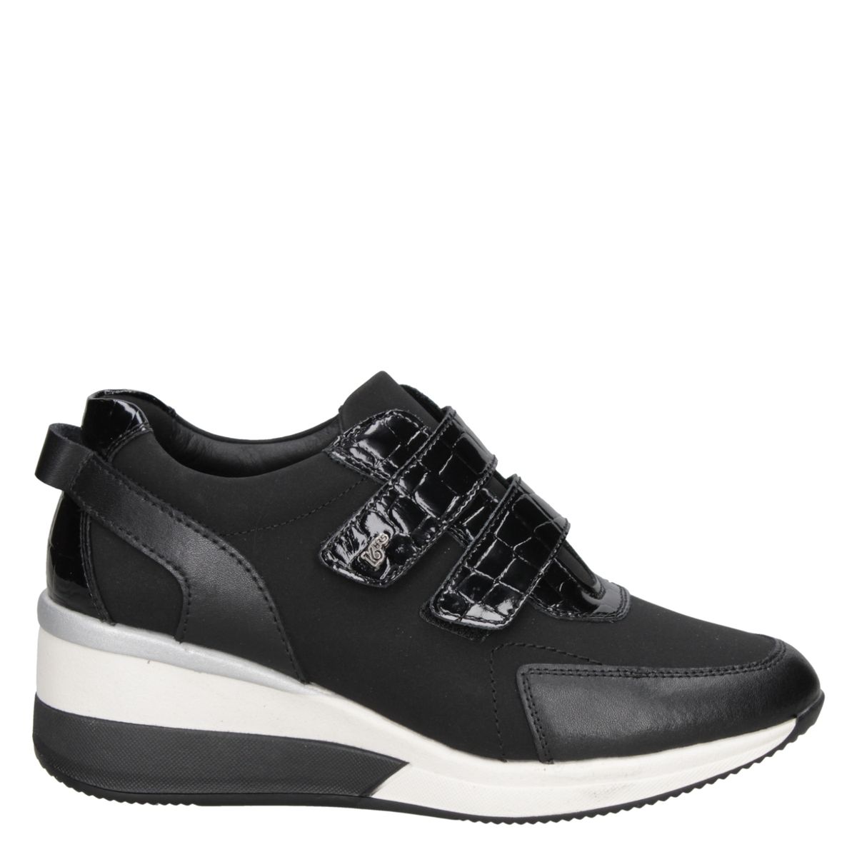 16 HRS - Zapatilla Urbana Mujer Cuero Negro 16 Hrs