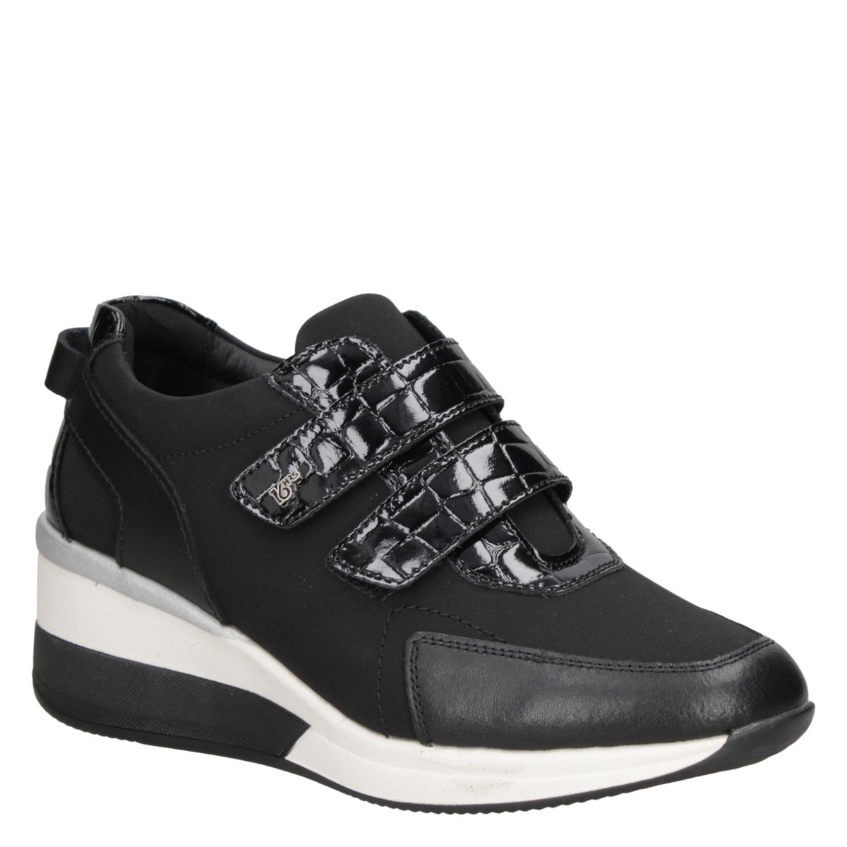 16 HRS - Zapatilla Urbana Mujer Cuero Negro 16 Hrs