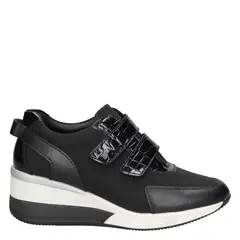 16 HRS - Zapatilla Urbana Mujer Cuero Negro