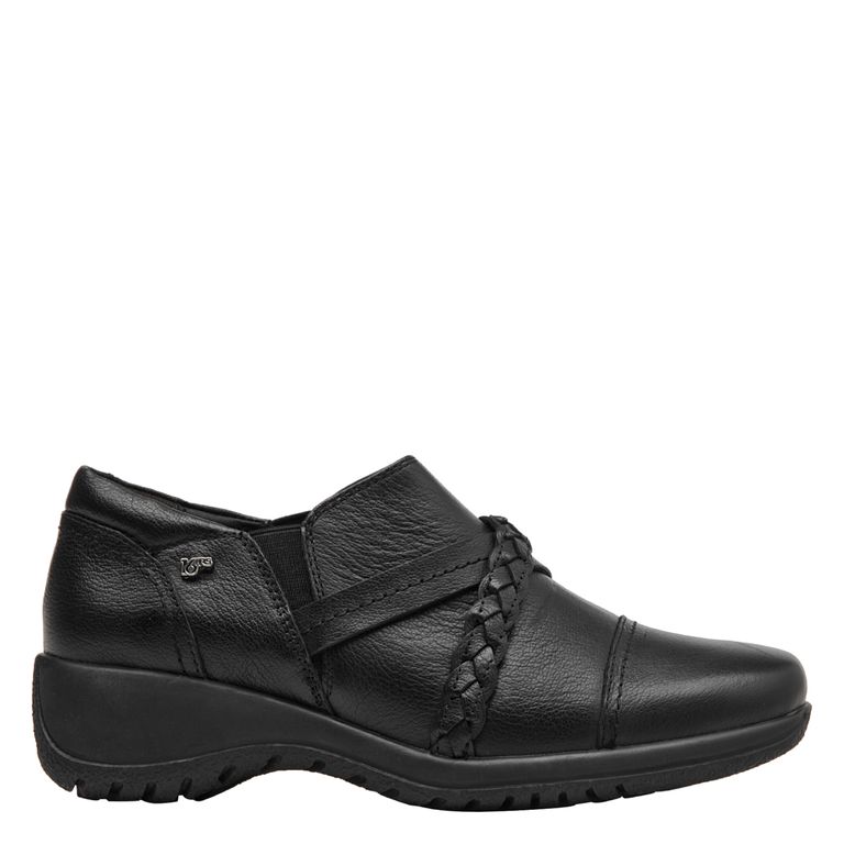 16 HRS Zapato Casual Mujer Cuero Negro