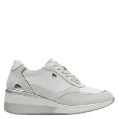 16 HRS - Zapatilla Urbana Mujer Cuero Blanco
