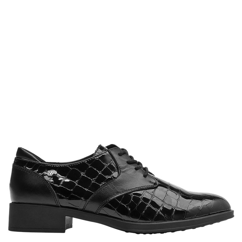16 HRS - Zapato Casual Mujer Cuero Negro 16 Hrs