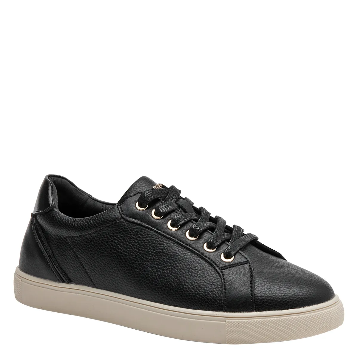 16 HRS - L127 Zapatilla Urbana Mujer Cuero Negro 16 Hrs