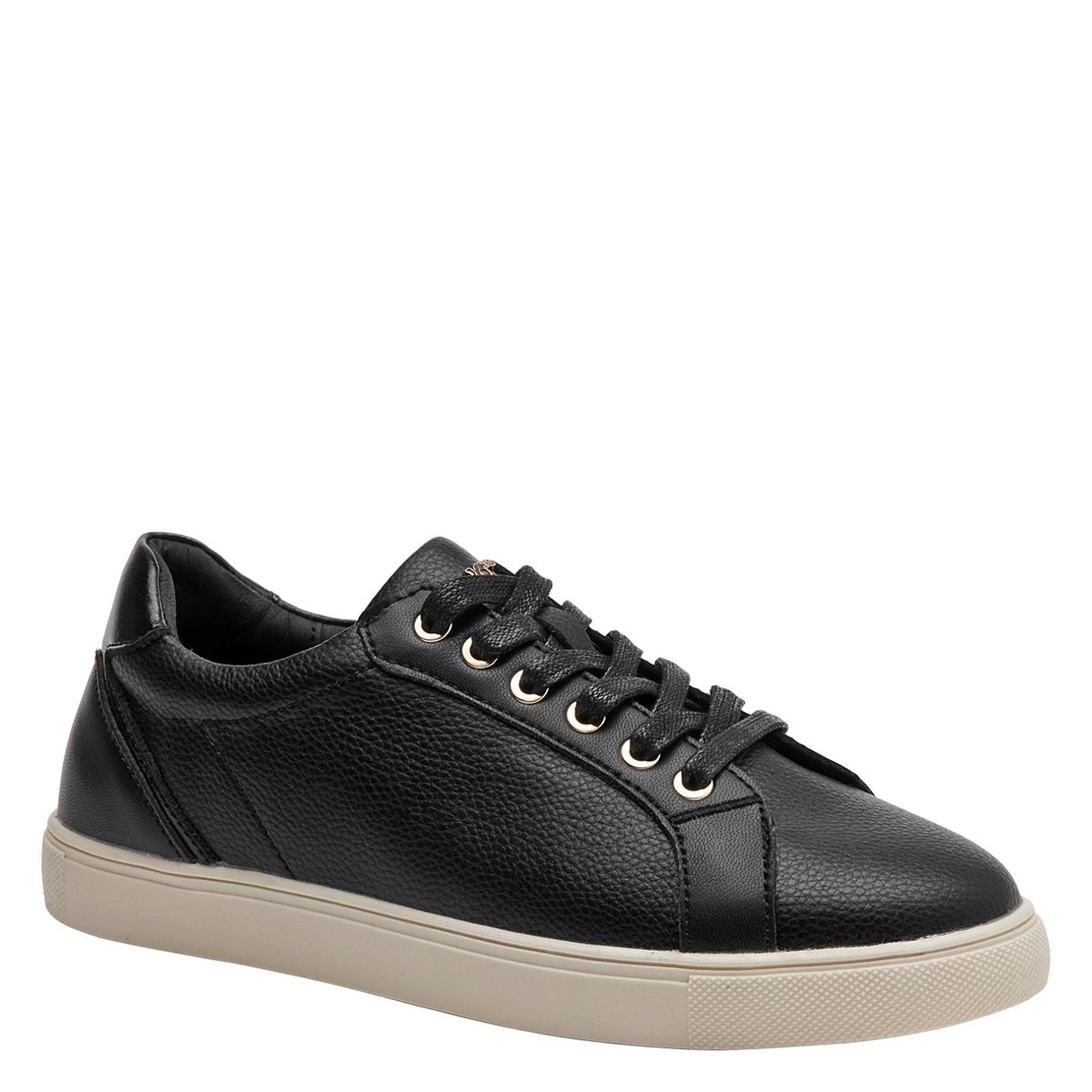 16 HRS - L127 Zapatilla Urbana Mujer Cuero Negro 16 Hrs