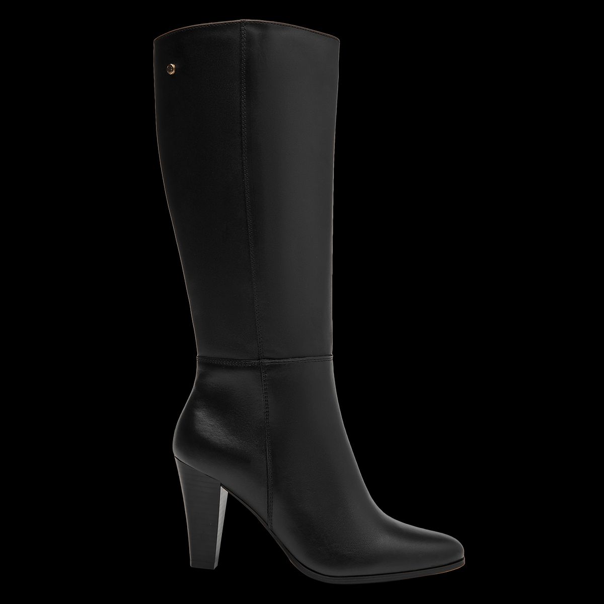 BRUNO ROSSI - Bota Mujer Cuero Negro Bruno Rossi