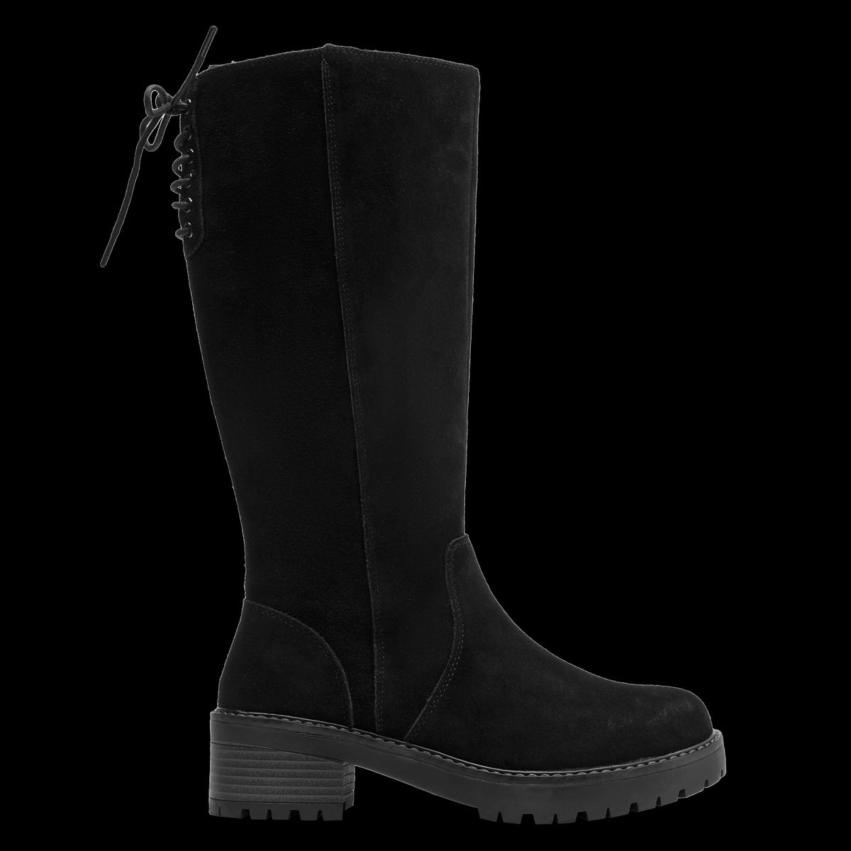 BRUNO ROSSI - Bota Mujer Cuero Negro Bruno Rossi