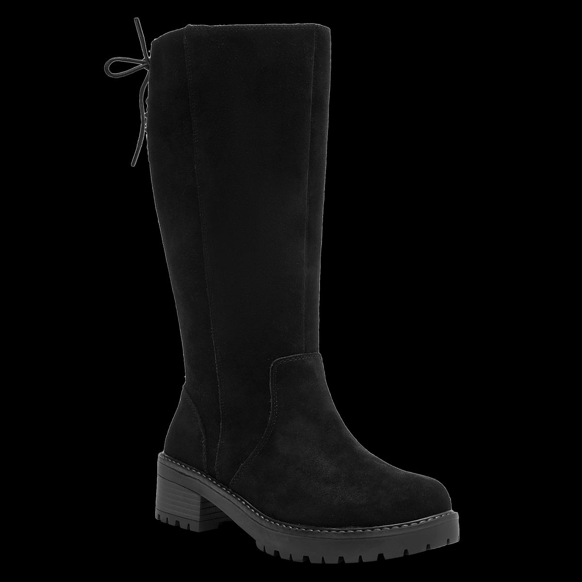 BRUNO ROSSI - Bota Mujer Cuero Negro Bruno Rossi