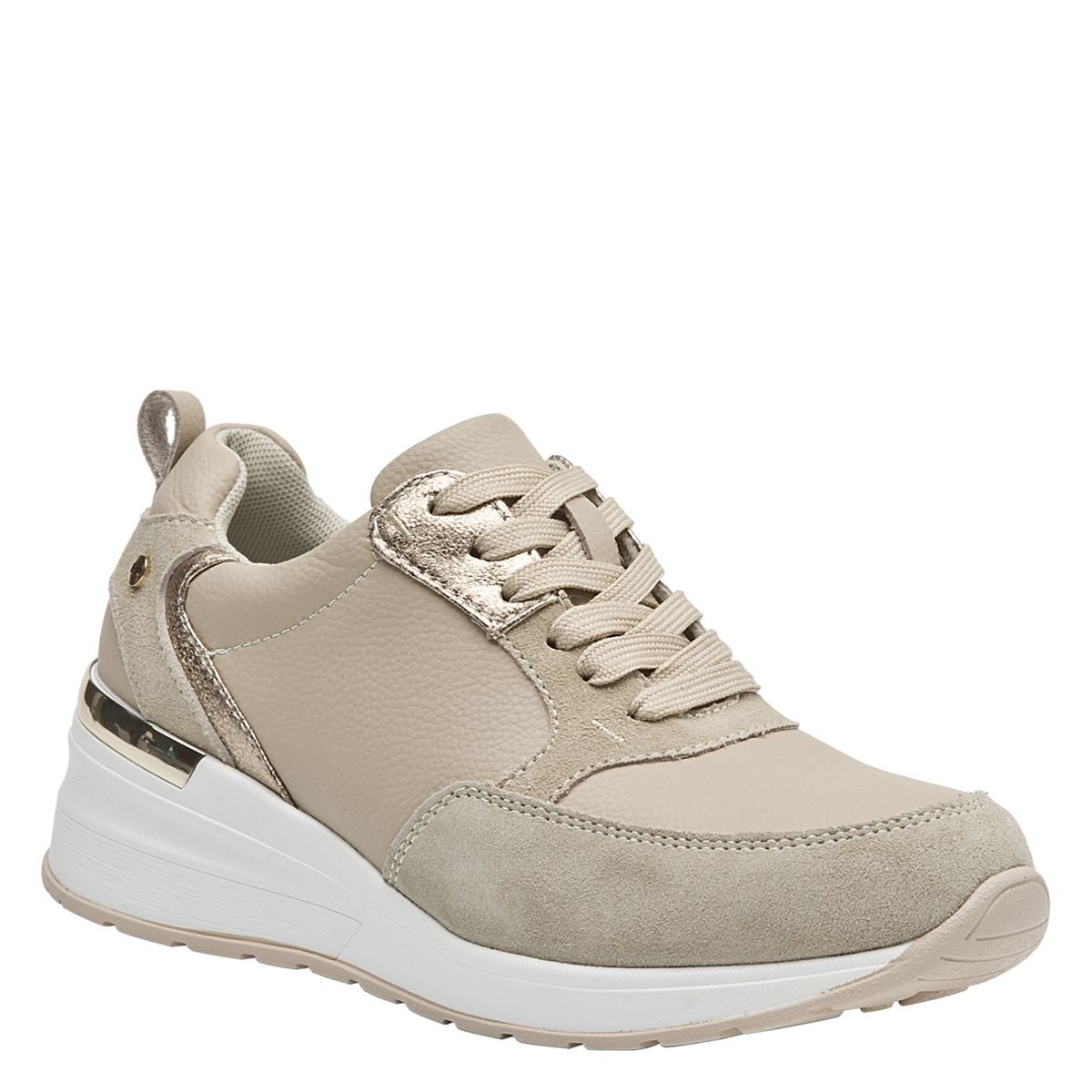 BRUNO ROSSI - Zapatilla Urbana Mujer Beige Bruno Rossi