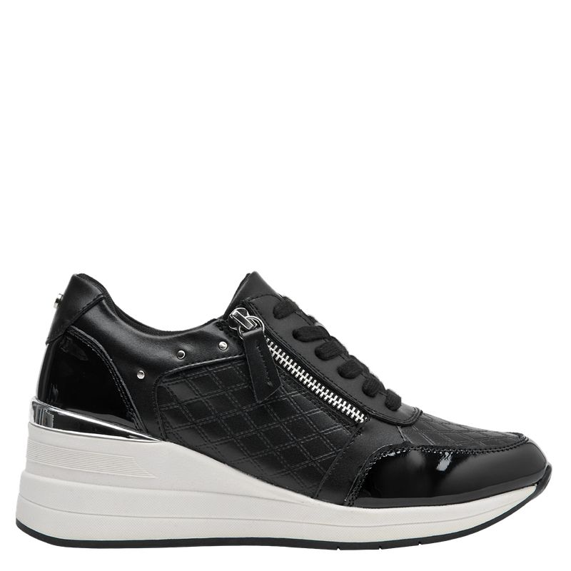 BRUNO ROSSI - Zapatilla Urbana Mujer Negro Bruno Rossi