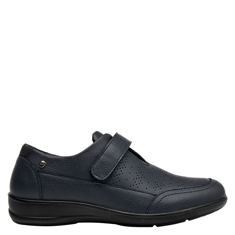 BRUNO ROSSI - Zapato Casual Mujer Cuero Azúl Bruno Rossi