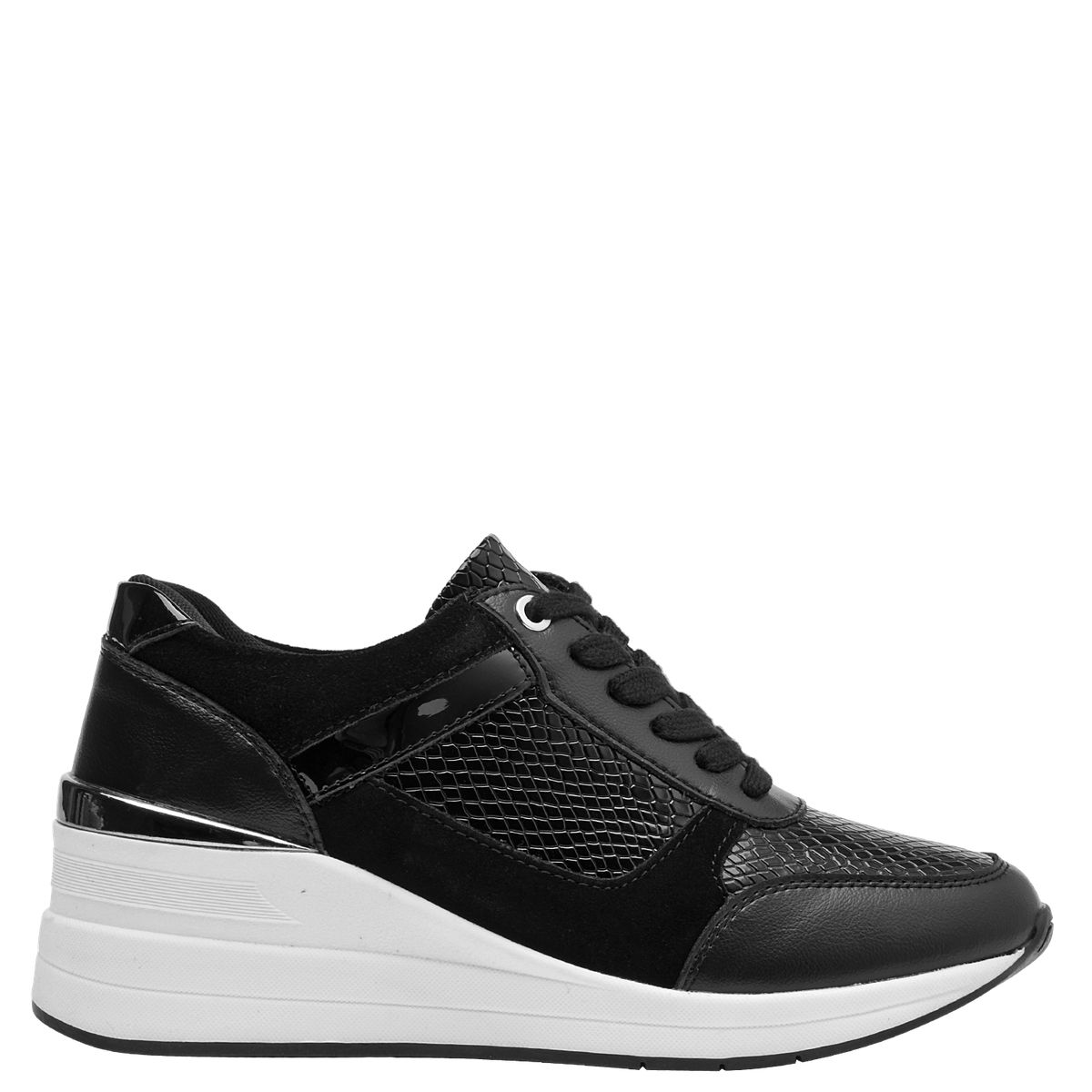 BRUNO ROSSI - Zapatilla Urbana Mujer Negro Bruno Rossi