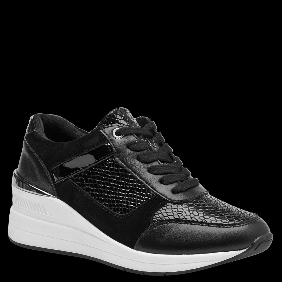 BRUNO ROSSI - Zapatilla Urbana Mujer Negro Bruno Rossi