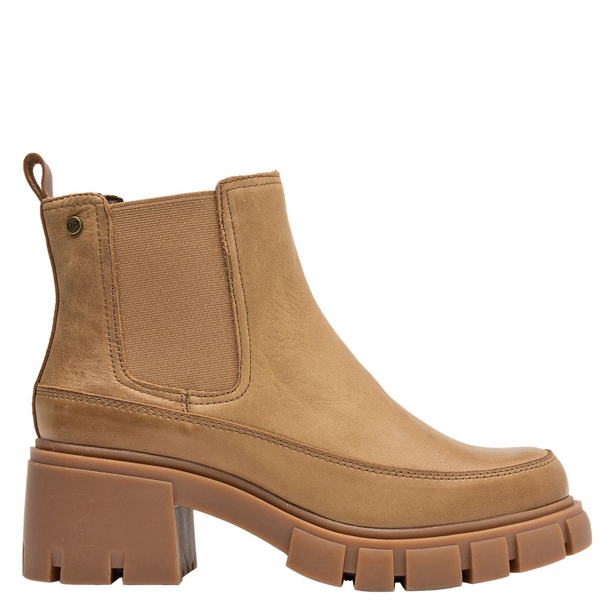 BRUNO ROSSI - Botín Mujer Cuero Café Bruno Rossi