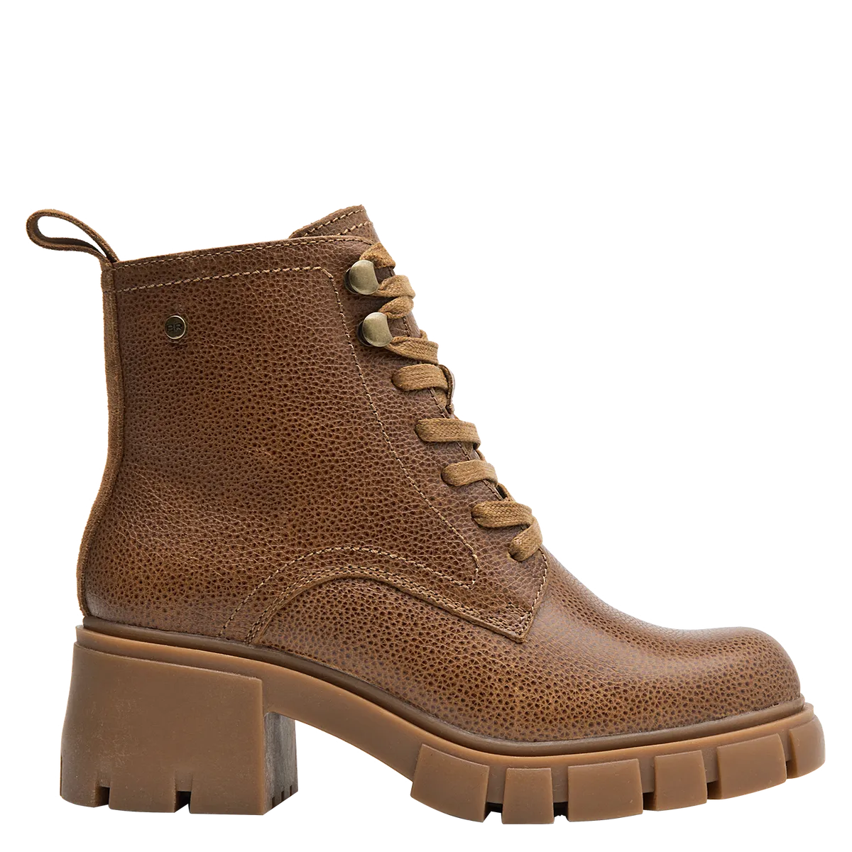 BRUNO ROSSI - Botín Mujer Cuero Café Bruno Rossi