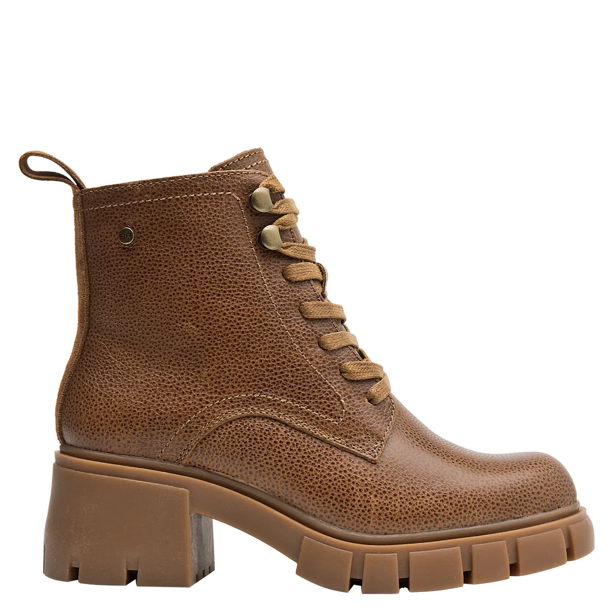 BRUNO ROSSI - Botín Mujer Cuero Café Bruno Rossi