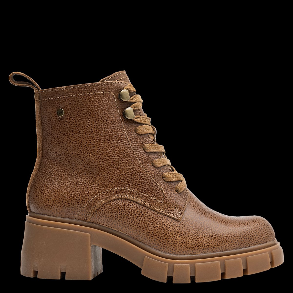 BRUNO ROSSI - Botín Mujer Cuero Café Bruno Rossi