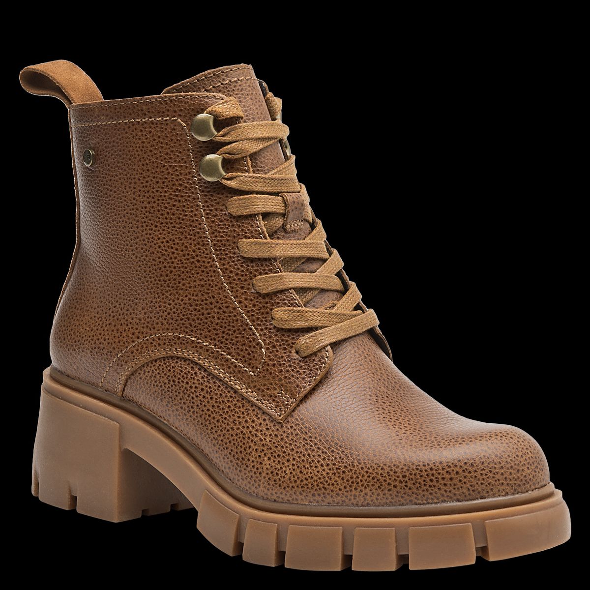 BRUNO ROSSI - Botín Mujer Cuero Café Bruno Rossi