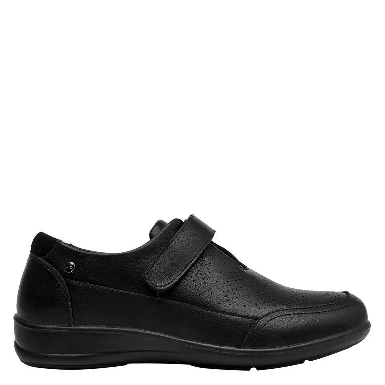 Zapato Casual Mujer Cuero Negro