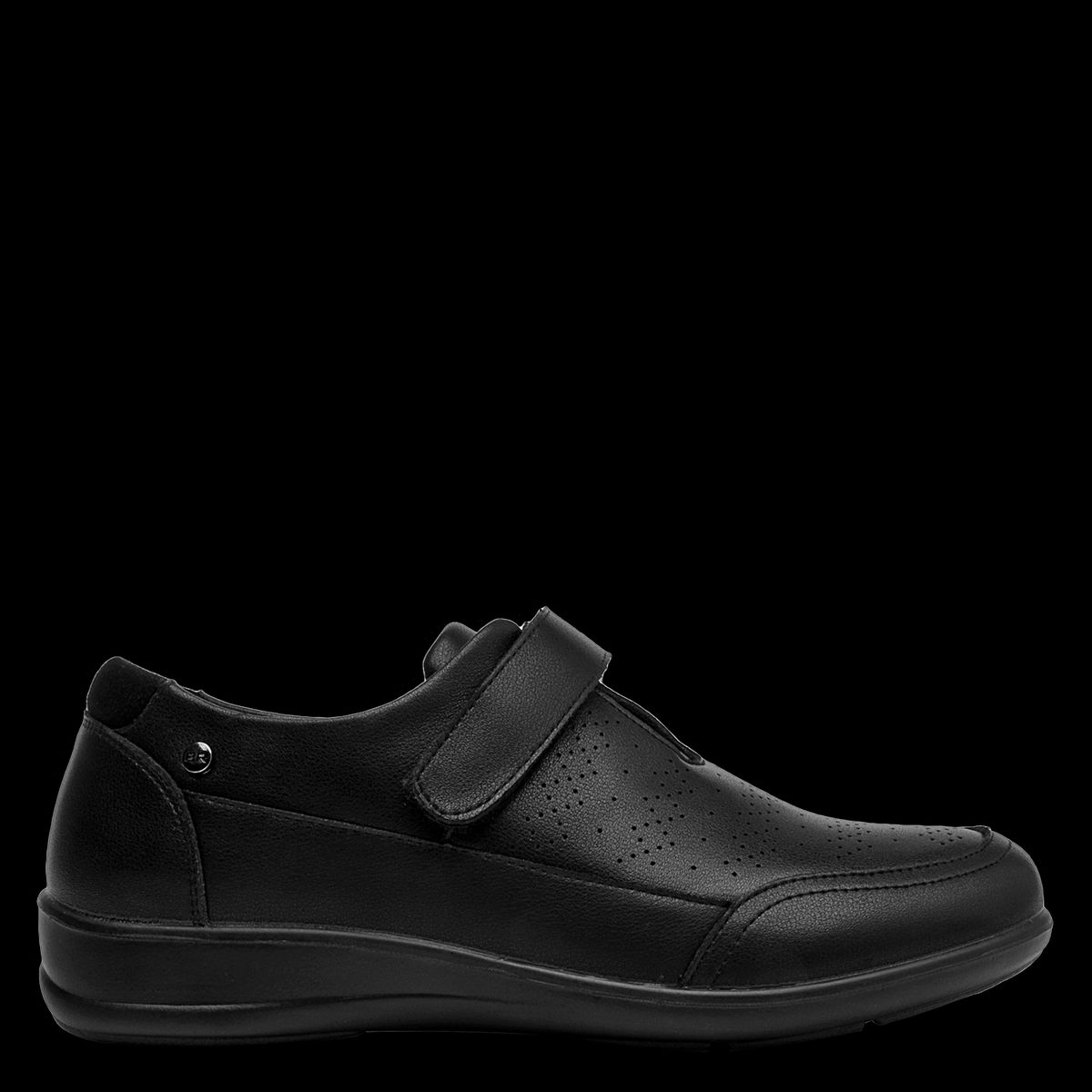 BRUNO ROSSI - Zapato Casual Mujer Cuero Negro Bruno Rossi