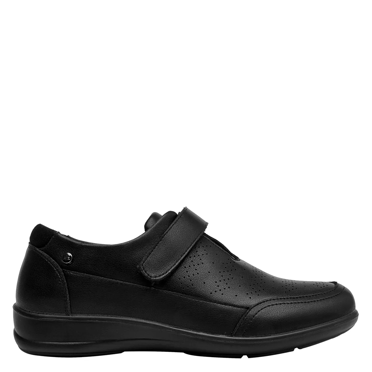 BRUNO ROSSI - Zapato Casual Mujer Cuero Negro Bruno Rossi