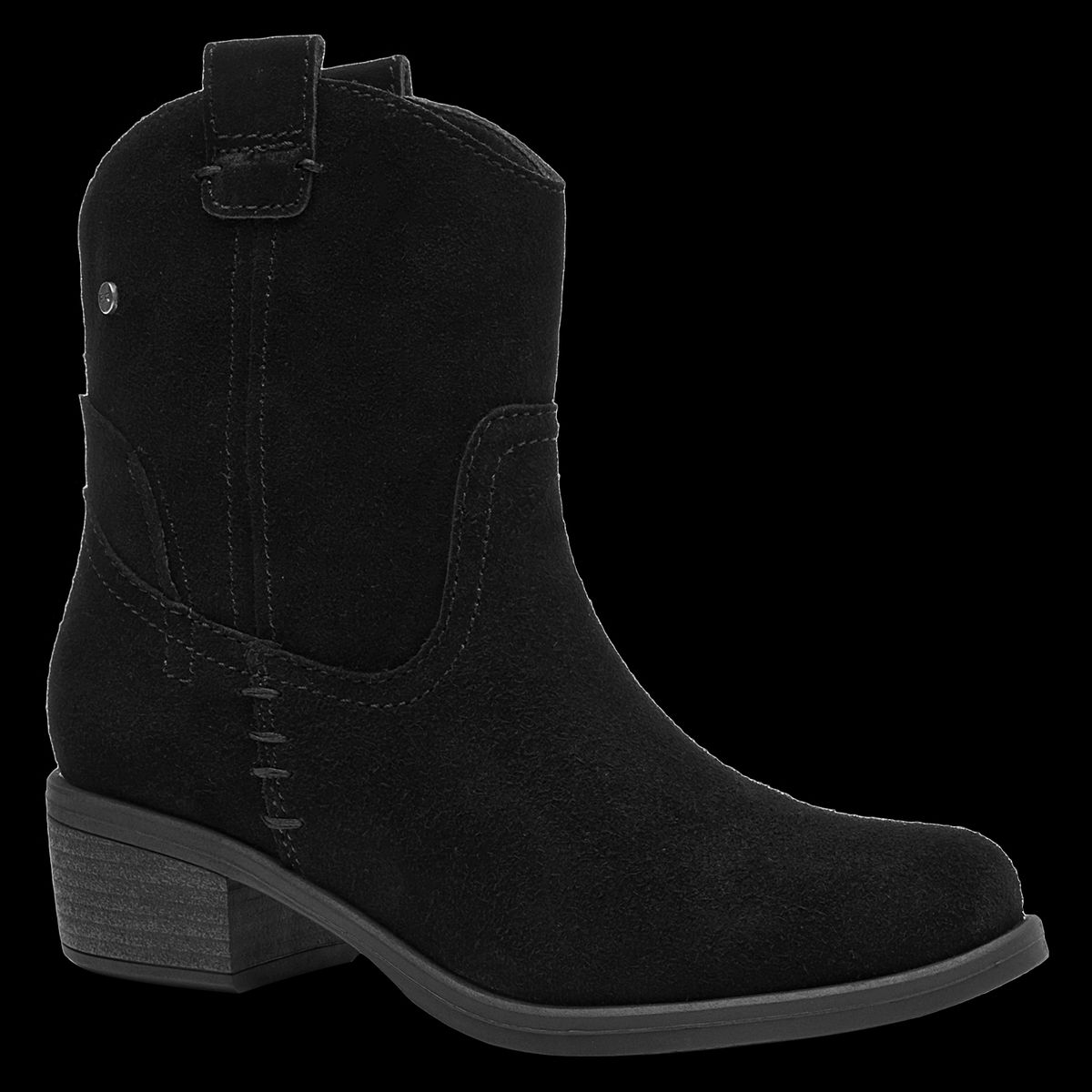 BRUNO ROSSI - Botín Mujer Cuero Negro Bruno Rossi