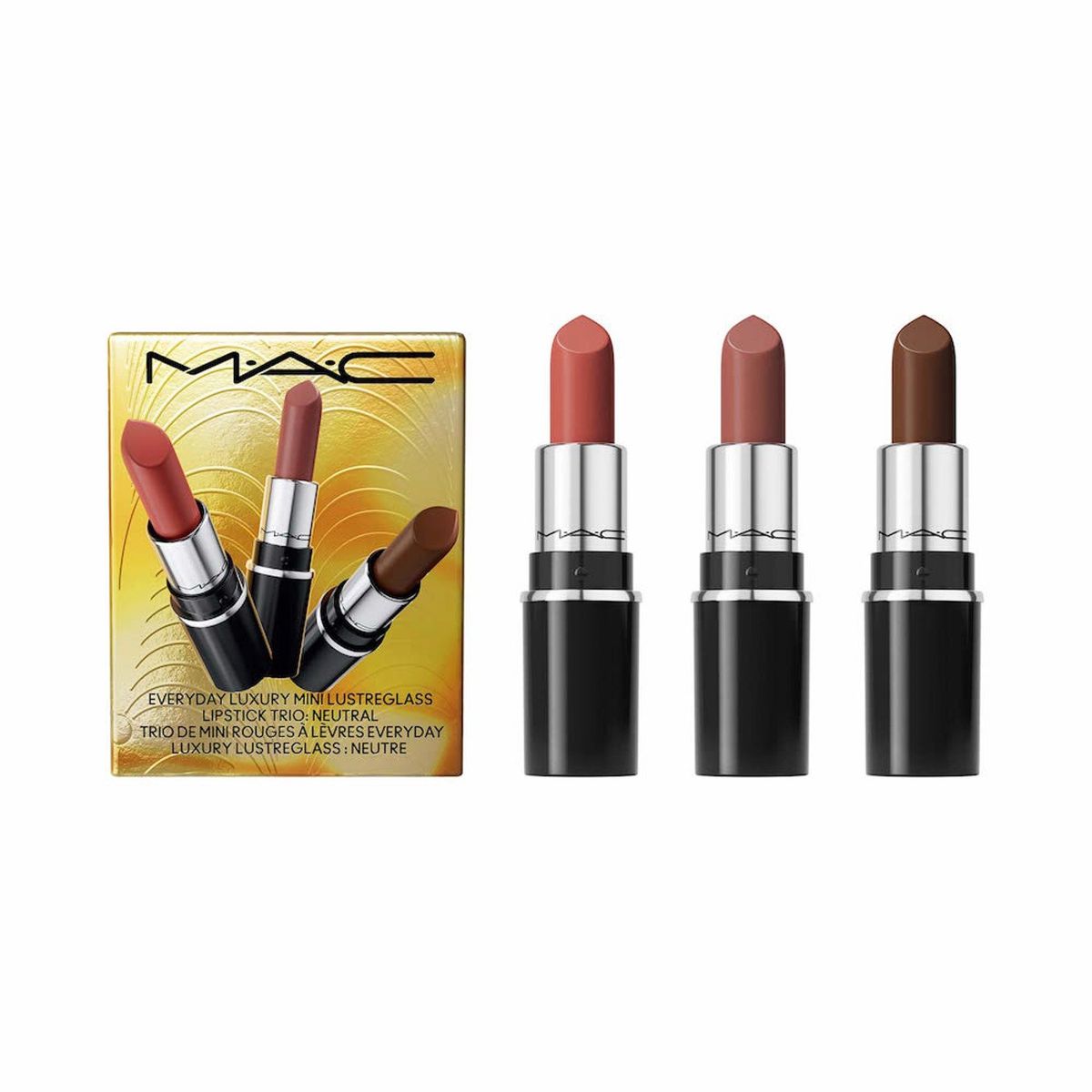 MAC - Everyday Luxury Mini Lustreglass Lipstick Trio Mac