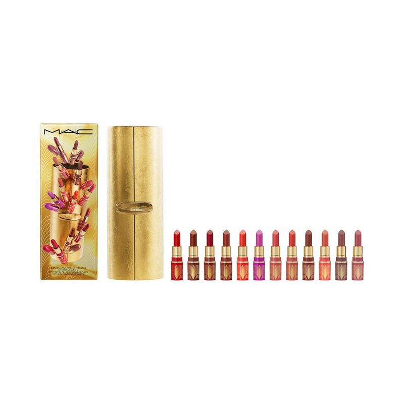  - Golden Girls Min Lustreglass Lipstick Vault Mac Cosmetics