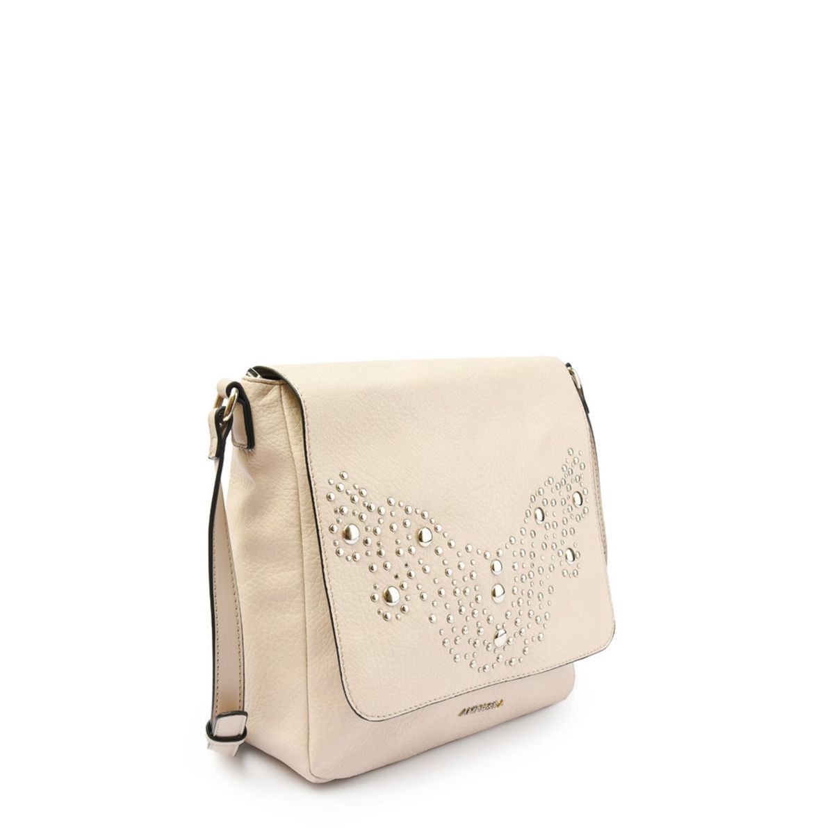 AMPHORA - Cartera Bandolera Grande Carter Blanco Crudo Amphora